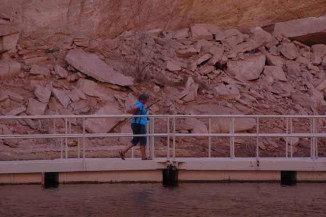 walking the plank in low water